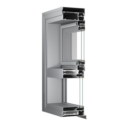 150 Series Standard Frame with Awning Window and Front Glazing Fixed Windows