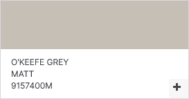 O'Keefe Grey Matt cool white