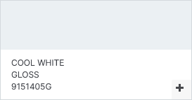 cool white gloss cool white